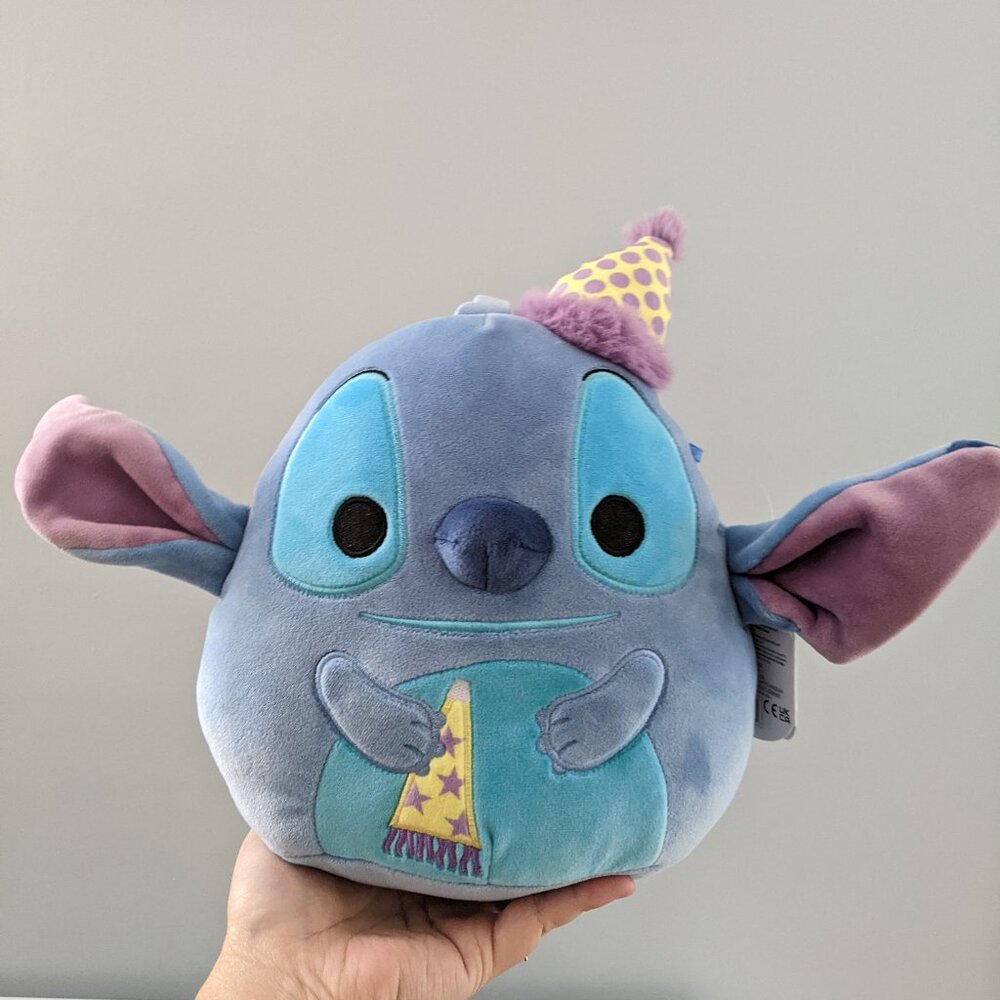 8" Squishmallow Disney Birthday Stitch